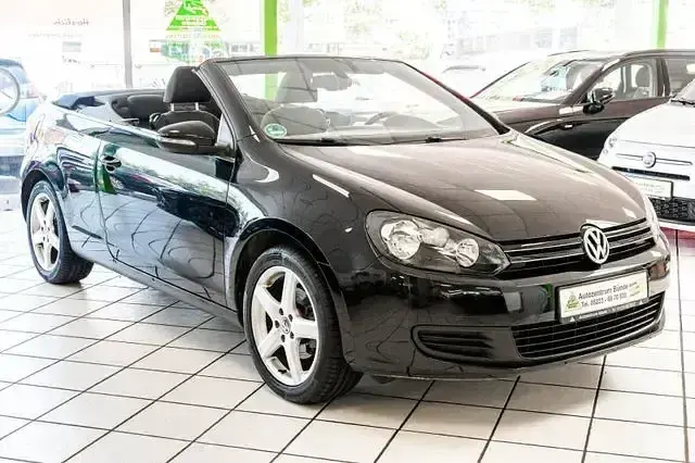 Gebraucht VW Golf Cabriolet 105 PS (77 kW) 2013 Schwarz Cabrio