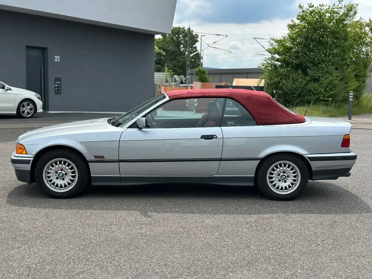 Gebraucht BMW 320 Cabriolet 150 PS (110 kW) 1996 Silber Cabrio