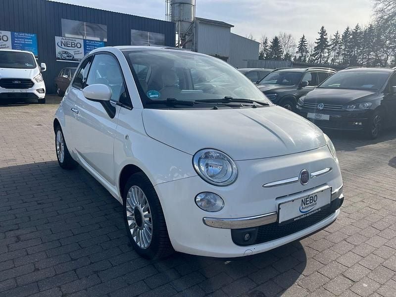 Gebraucht Fiat 500 Lounge 69 PS (50 kW) 2009 Weiß Cabrio