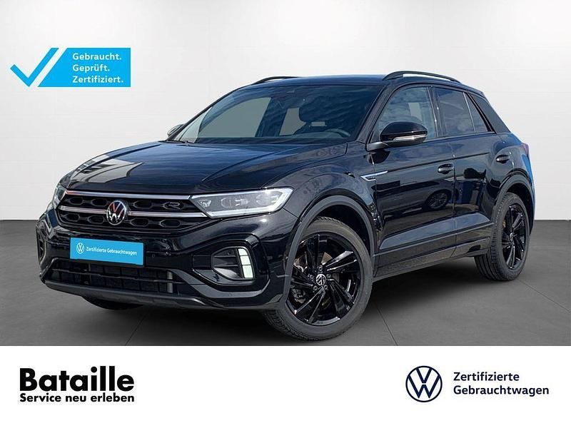 Schwarz Gebraucht 2024 VW T-Roc R-line SUV | 34.970 € (Fairer Preis) - Bild 1/4