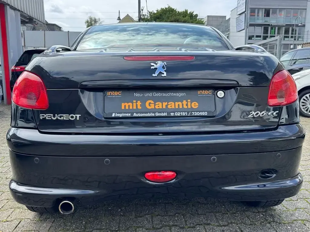 Gebraucht Peugeot 206 CC Platinum 109 PS (80 kW) 2007 Schwarz Cabrio