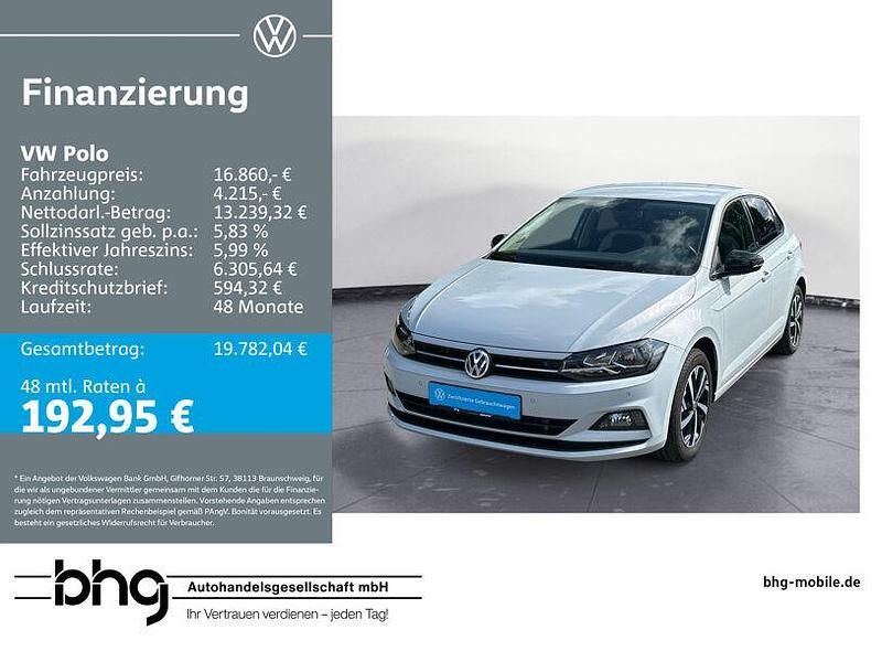 Silber Gebraucht 2019 VW Polo Beats Limousine | 16.860 € (Fairer Preis) - Bild 1/4