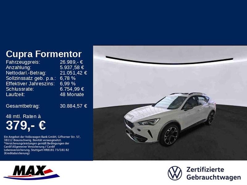"candy" weiß Gebraucht 2021 Cupra Formentor VZ SUV | 26.989 € (Fairer Preis) - Bild 1/3