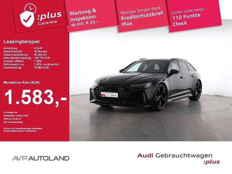 Mythosschwarz Gebraucht 2024 Audi RS6 Ambiente Kombi | 126.770 € (Fairer Preis) - Bild 1/3