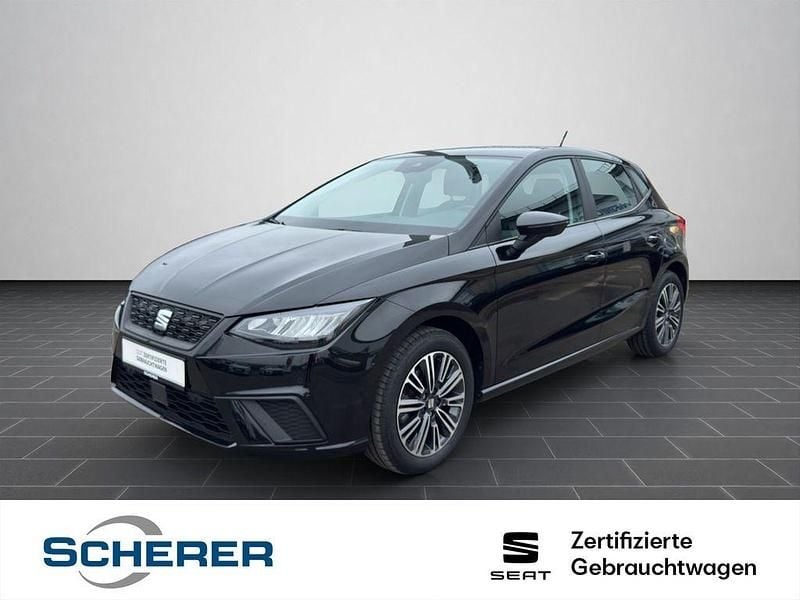 Midnight schwarz metallic (metallic) Gebraucht 2024 Seat Ibiza Style Limousine | 17.390 € (Guter Preis) - Bild 1/4