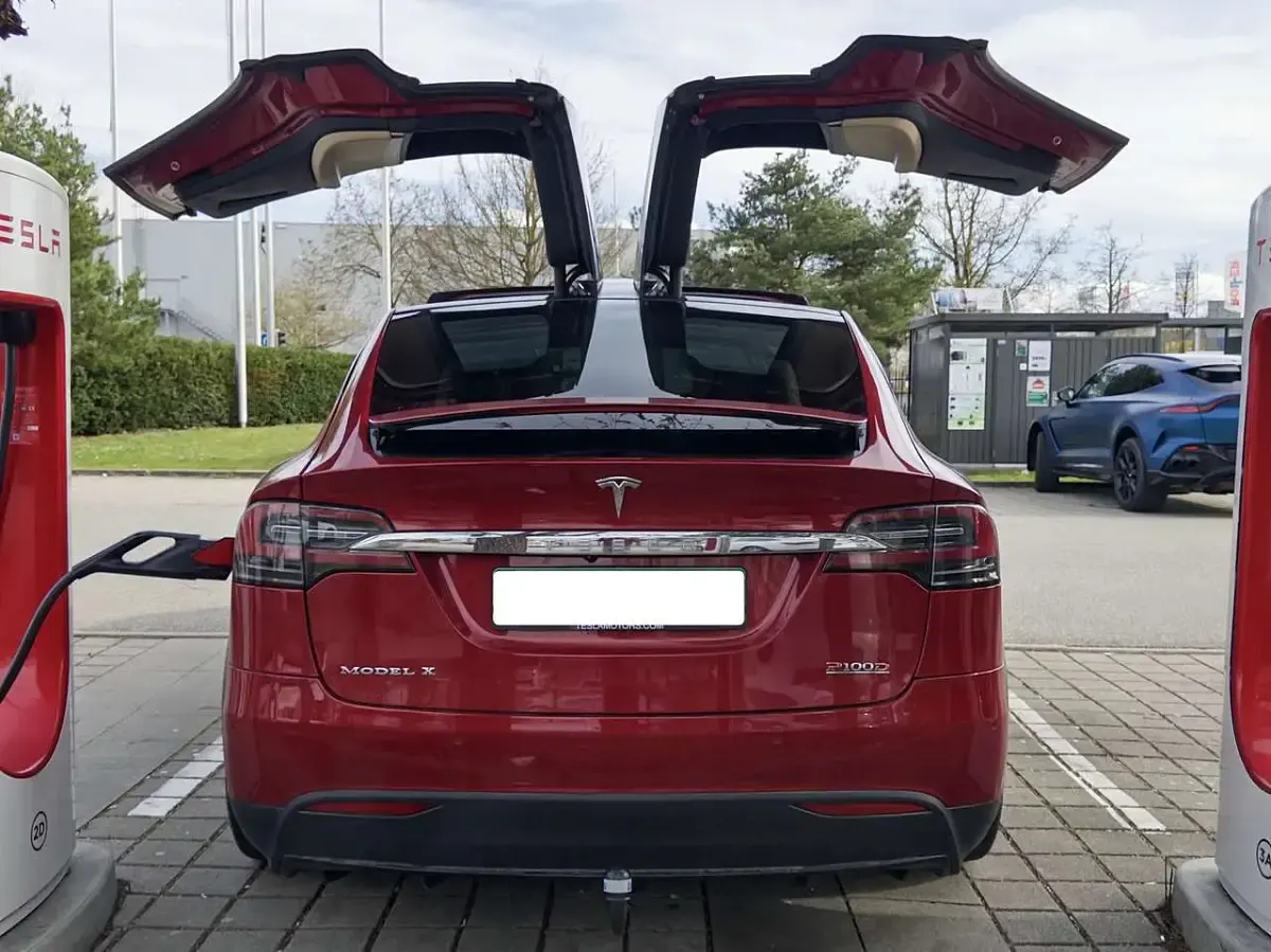 Occasion Tesla Model X 450 kW (612 PK) 2016 Rood SUV