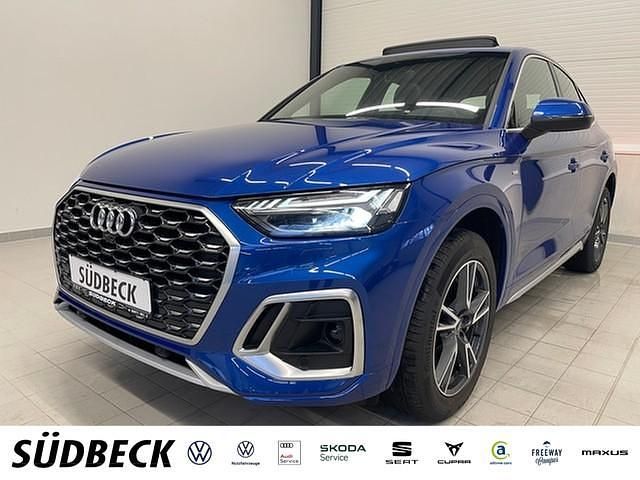 Blau Gebraucht 2022 Audi Q5 Sportback S-Line SUV | 40.790 € (Guter Preis) - Bild 1/4