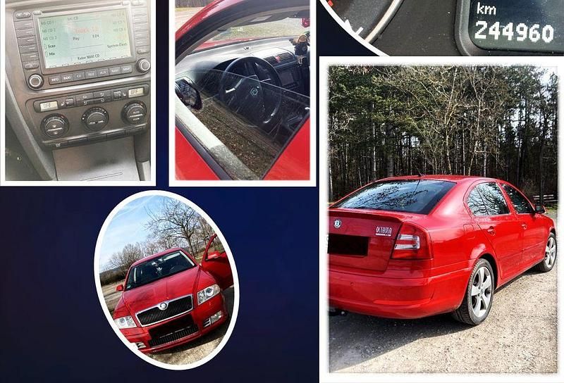 Gebraucht Skoda Octavia Ambiente 160 PS (117 kW) 2007 Rot Limousine