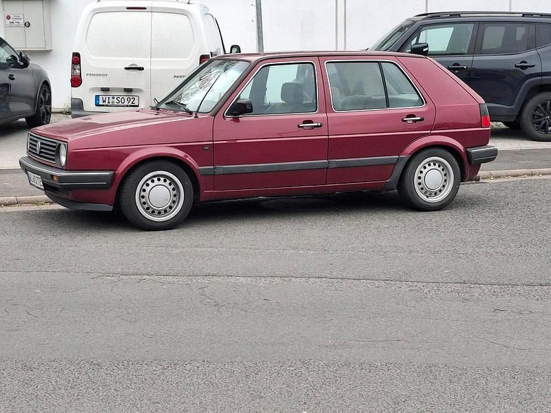 Rot Gebraucht 1989 VW Golf II Limousine | 3.250 € - Bild 1/4
