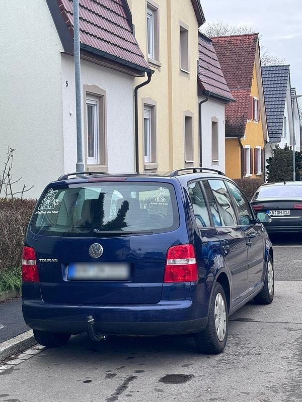 Gebraucht VW Touran 102 PS (75 kW) 2004 Blau Van / Kleinbus