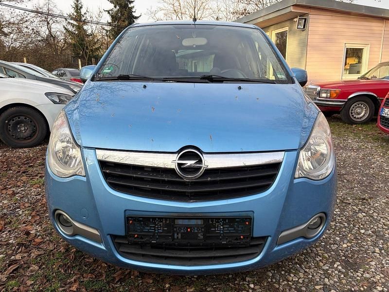 Gebraucht Opel Agila Edition 68 PS (50 kW) 2012 Blau Kleinwagen