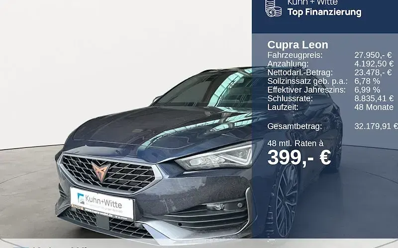 Usata Cupra Leon 245 CV (180 kW) 2022 Blu Station wagon