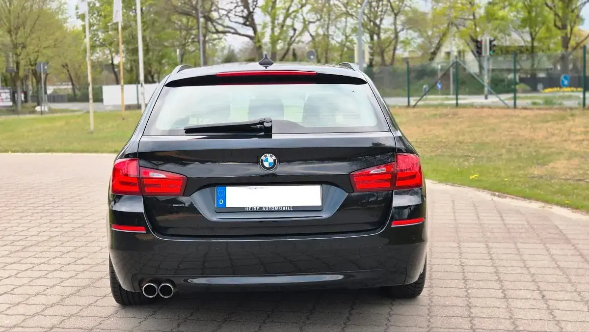 Brugt BMW 525 204 HK (150 kW) 2010 Sort Stationcar