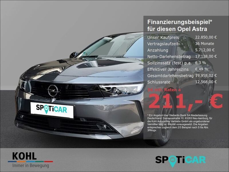 Metallic) (grau Neu 2024 Opel Astra Edition Limousine | 22.850 € (Fairer Preis) - Bild 1/4