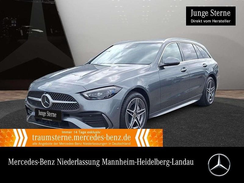 Grau Gebraucht 2022 Mercedes C300e AMG Limousine | 42.890 € (Teuer) - Bild 1/3