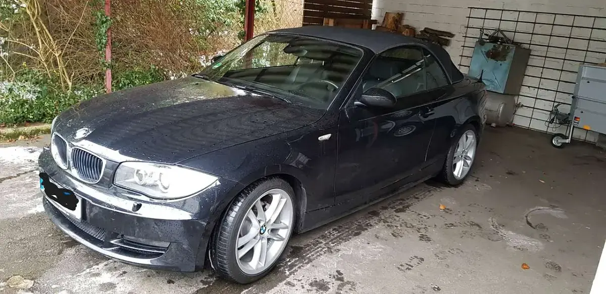 Gebraucht BMW 118 Cabriolet 143 PS (105 kW) 2008 Schwarz Cabrio