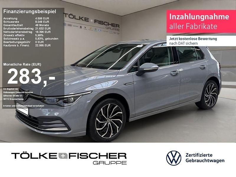 Gebraucht VW Golf VIII Style 150 PS (110 kW) 2022 Mondsteingrau uni Limousine
