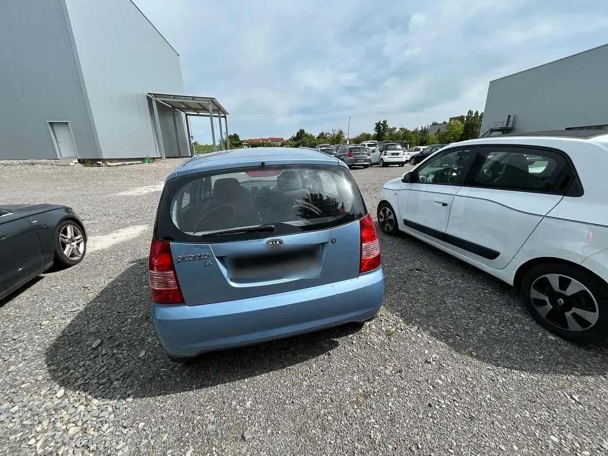Gebraucht Kia Picanto 65 PS (47 kW) 2008 Blau Kleinwagen