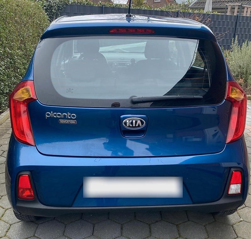Gebraucht Kia Picanto 67 PS (49 kW) 2016 Blau Kleinwagen