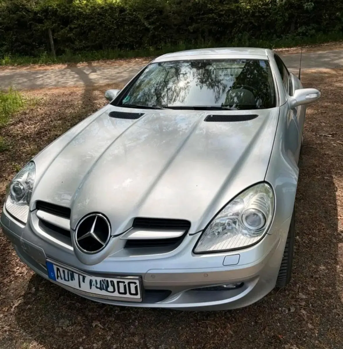 Second-hand Mercedes SLK200 163 CP (119 kW) 2005 Argintiu Cabrio