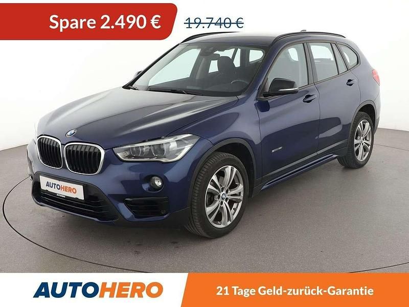 Blau Gebraucht 2018 BMW X1 Sport Line SUV | 17.250 € (Guter Preis) - Bild 1/3