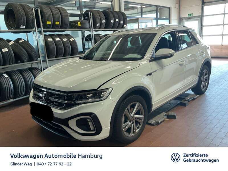 Weiß Gebraucht 2023 VW T-Roc R-line SUV | 28.990 € - Bild 1/3
