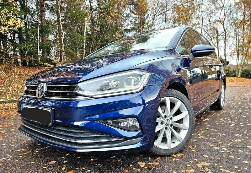 Blau Gebraucht 2019 VW Golf Sportsvan Highline Van / Kleinbus | 14.900 € (Guter Preis) - Bild 1/4