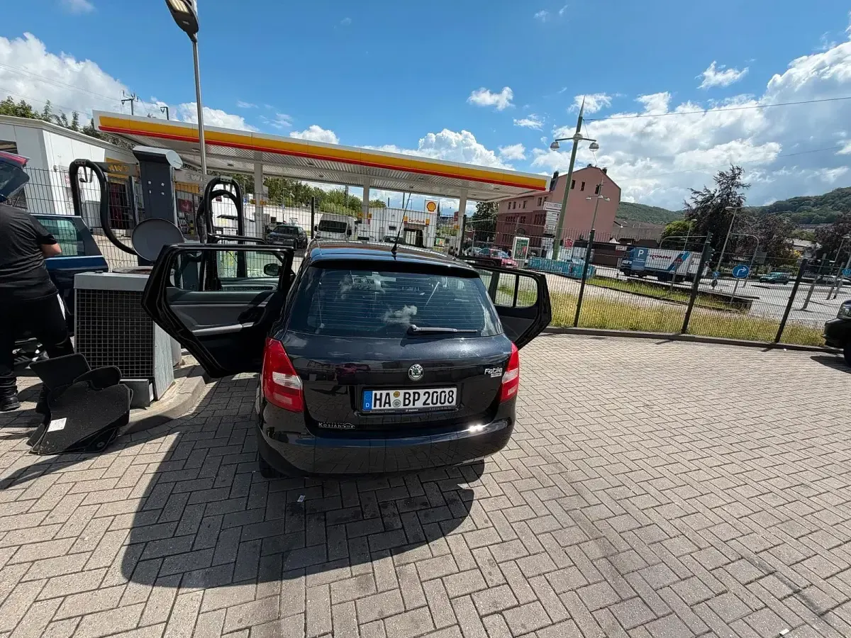 Gebraucht Skoda Fabia 60 PS (44 kW) 2008 Schwarz Kleinwagen