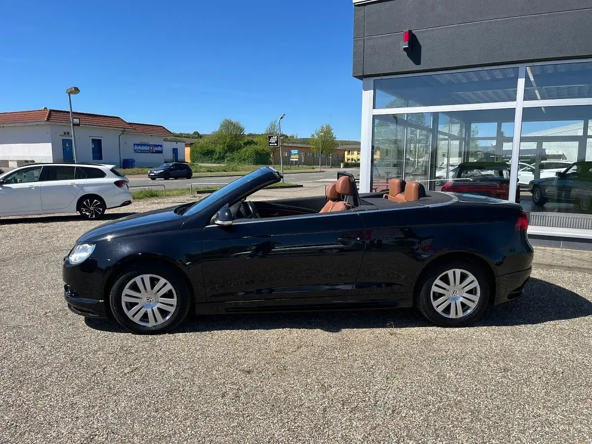 Gebraucht VW Eos Edition 116 PS (85 kW) 2007 Schwarz Cabrio