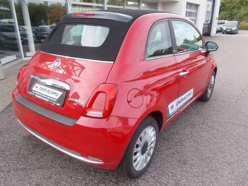 Gebraucht Fiat 500C 69 PS (50 kW) 2022 Passione rot / schwarz Cabrio