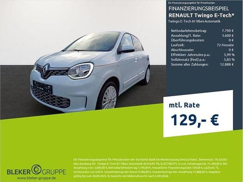 Quarzweiß Gebraucht 2021 Renault Twingo Vibes Kleinwagen | 11.390 € (Fairer Preis) - Bild 1/3