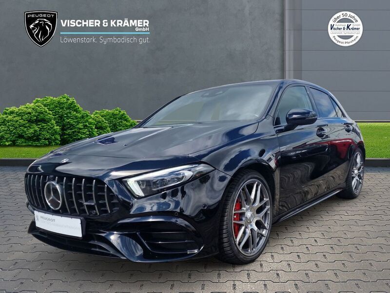 Schwarz Gebraucht 2020 Mercedes A45 AMG Limousine | 40.900 € (Guter Preis) - Bild 1/4