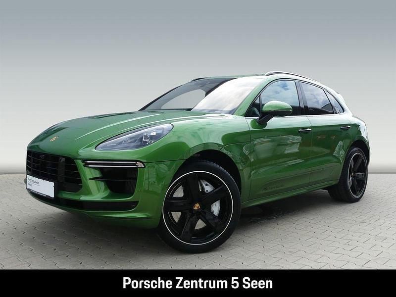 Grün Gebraucht 2021 Porsche Macan Turbo SUV | 79.900 € - Bild 1/4
