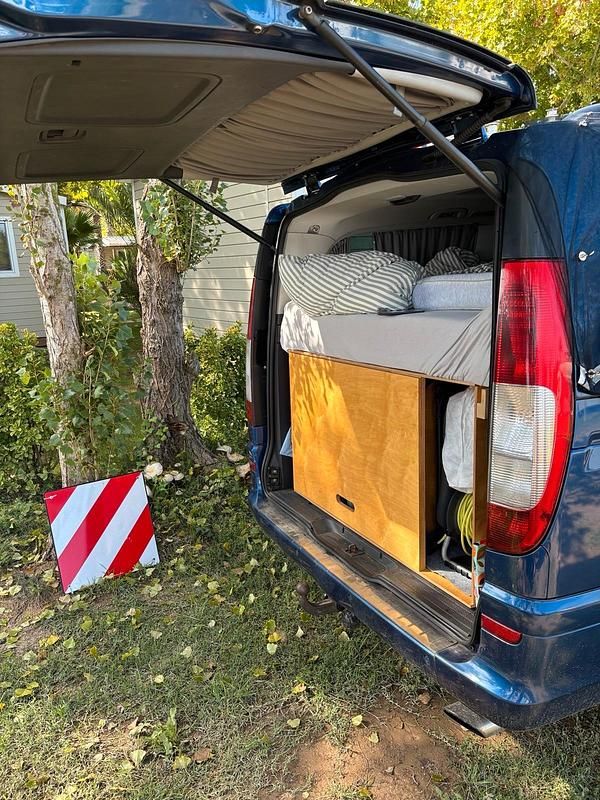 Gebraucht Mercedes Viano 204 PS (150 kW) 2006 Blau Van / Kleinbus