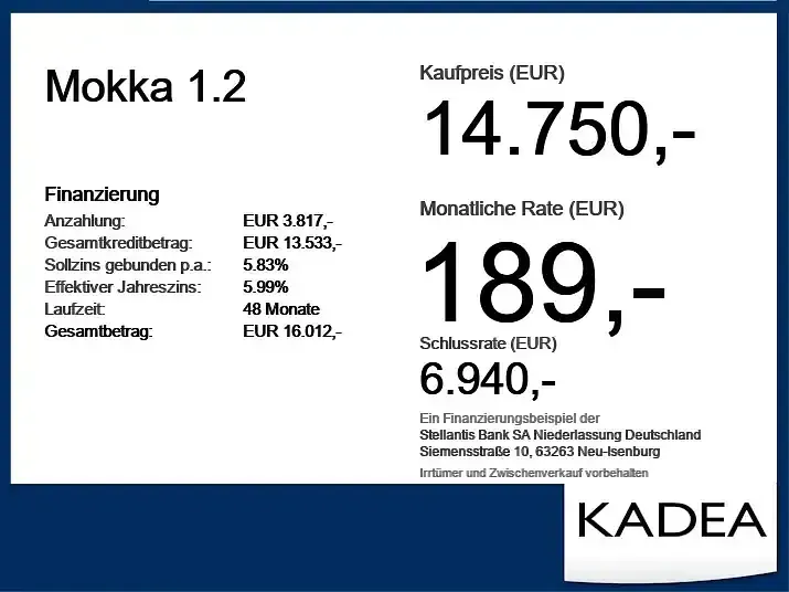 Używany Opel Mokka 101 KM (74 kW) 2023 Niebieski SUV