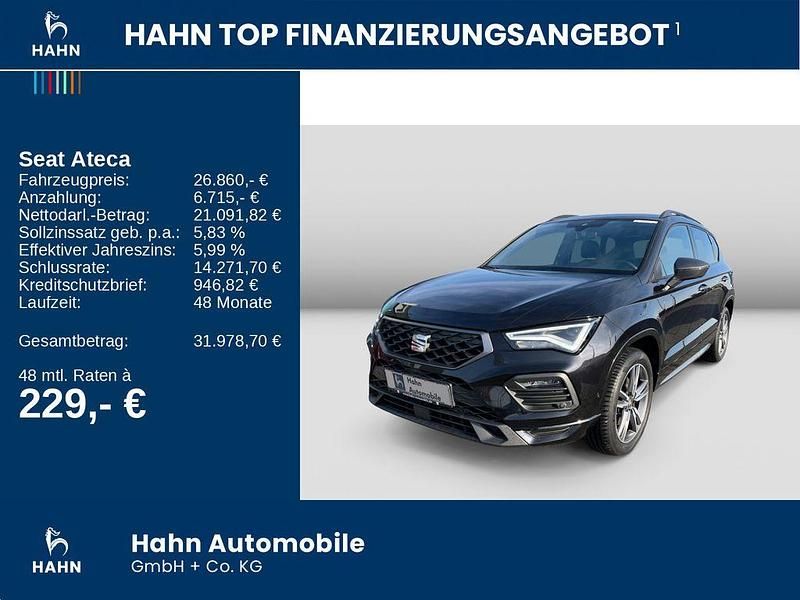 Gebraucht Seat Ateca 4Drive 190 PS (139 kW) 2021 Schwarz SUV