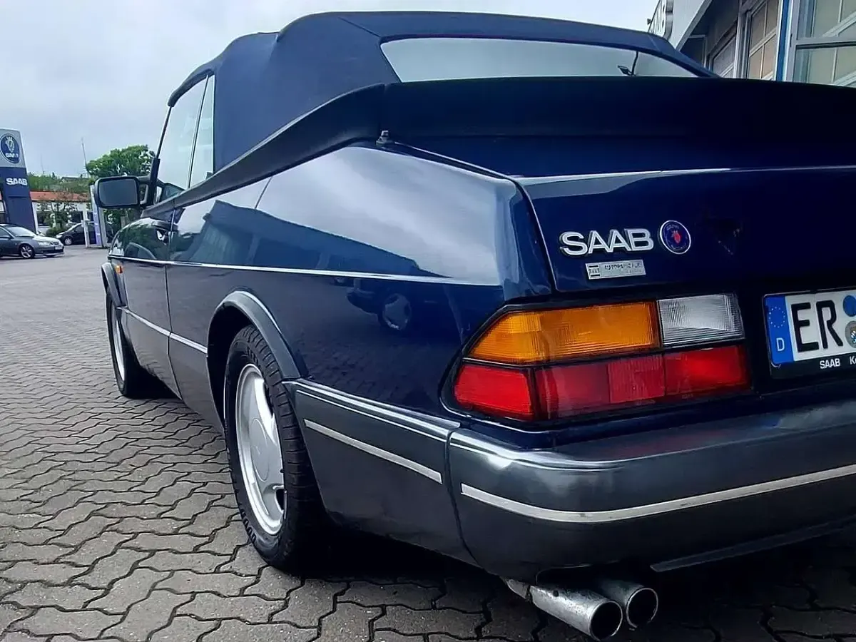 Gebraucht Saab 900 Cabriolet 170 PS (125 kW) 1993 Blau Cabrio