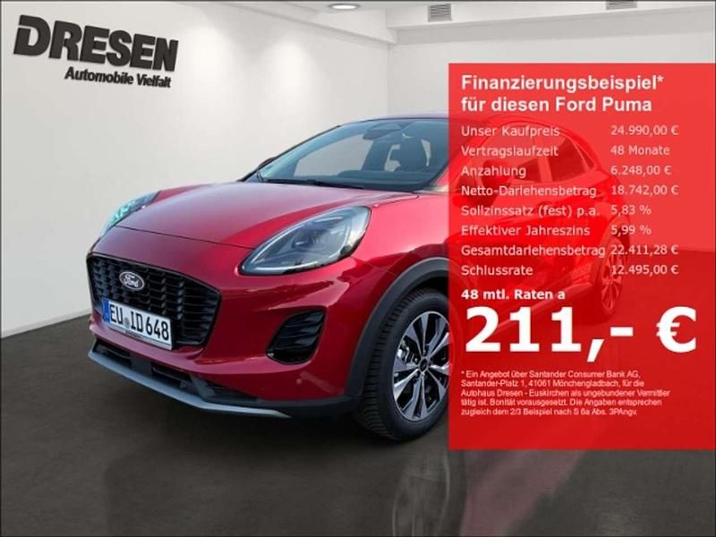 Fantastic red tc Neu 2025 Ford Puma Gen-E Titanium SUV | 24.990 € - Bild 1/4