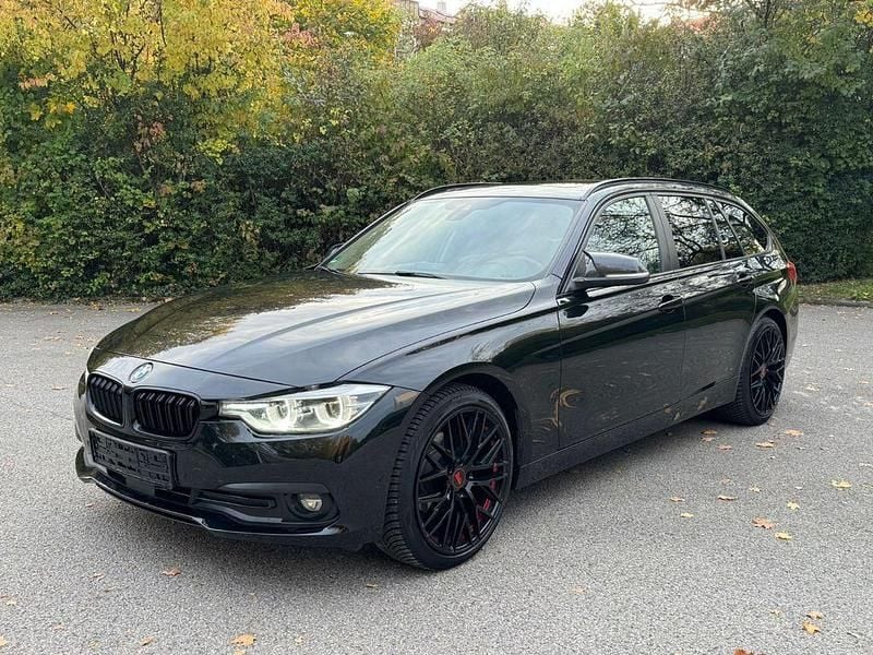 Schwarz Gebraucht 2017 BMW 318 M Sport Kombi | 13.990 € (Guter Preis) - Bild 1/4