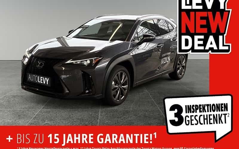 Grau Gebraucht 2025 Lexus UX 300h Sport Design Packet SUV | 42.219 € (Teuer) - Bild 1/4