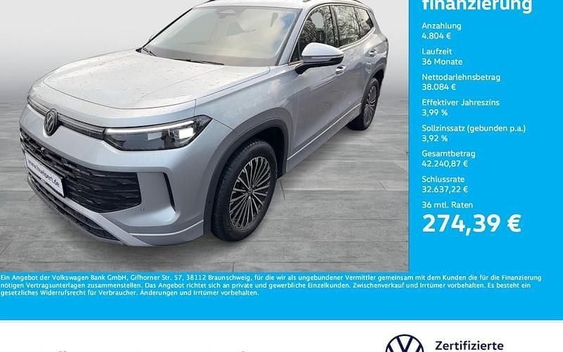 Oyster silver metallic Gebraucht 2025 VW Tayron Life SUV | 42.888 € (Superpreis) - Bild 1/4