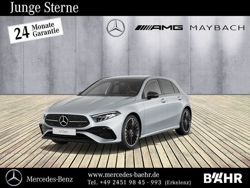 Silber Gebraucht 2024 Mercedes A180 Night Limousine | 32.450 € (Fairer Preis) - Bild 1/4