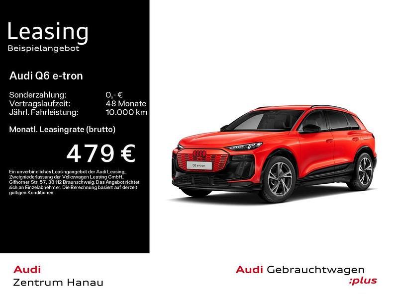 Gebraucht Audi Q6 e-tron S-Line 185 kW (252 PS) 2025 Rot SUV