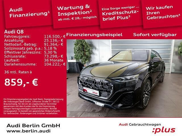 Gebraucht Audi Q8 Ambiente 489 PS (359 kW) 2025 Mythosschwarz metallic SUV