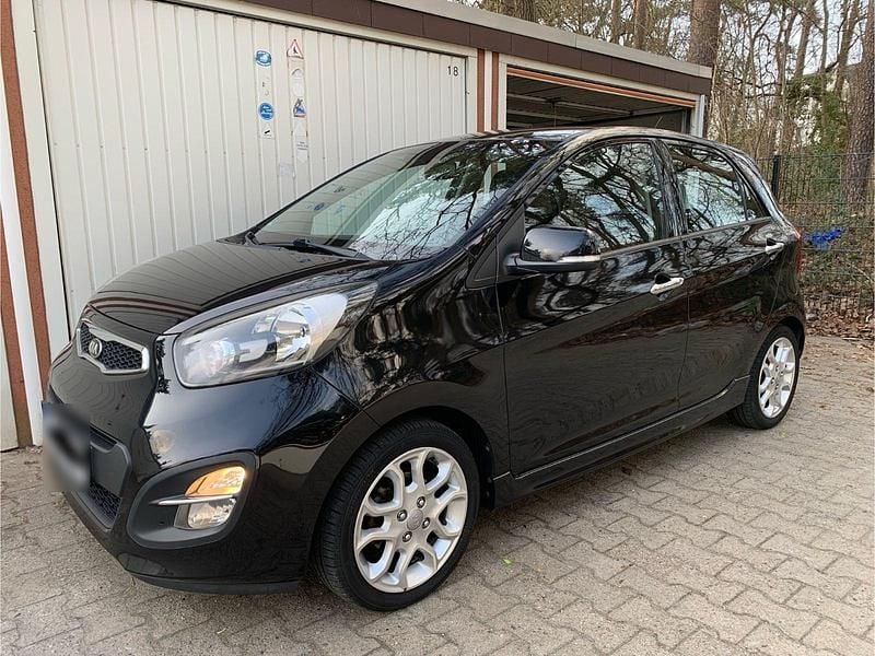 Gebraucht Kia Picanto 86 PS (63 kW) 2013 Schwarz Kleinwagen