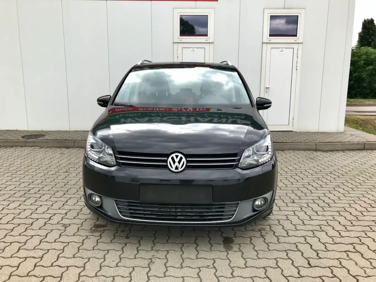 Gebraucht VW Touran Highline 170 PS (125 kW) 2011 Schwarz Van / Kleinbus