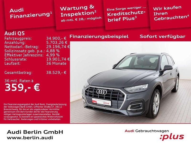 Manhattangrau metallic Gebraucht 2022 Audi Q5 Comfort SUV | 34.900 € (Superpreis) - Bild 1/3