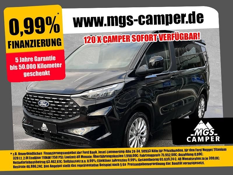 Agate black metallic Neu 2025 Ford Tourneo Custom Nugget Limousine | 70.990 € (Teuer) - Bild 1/4