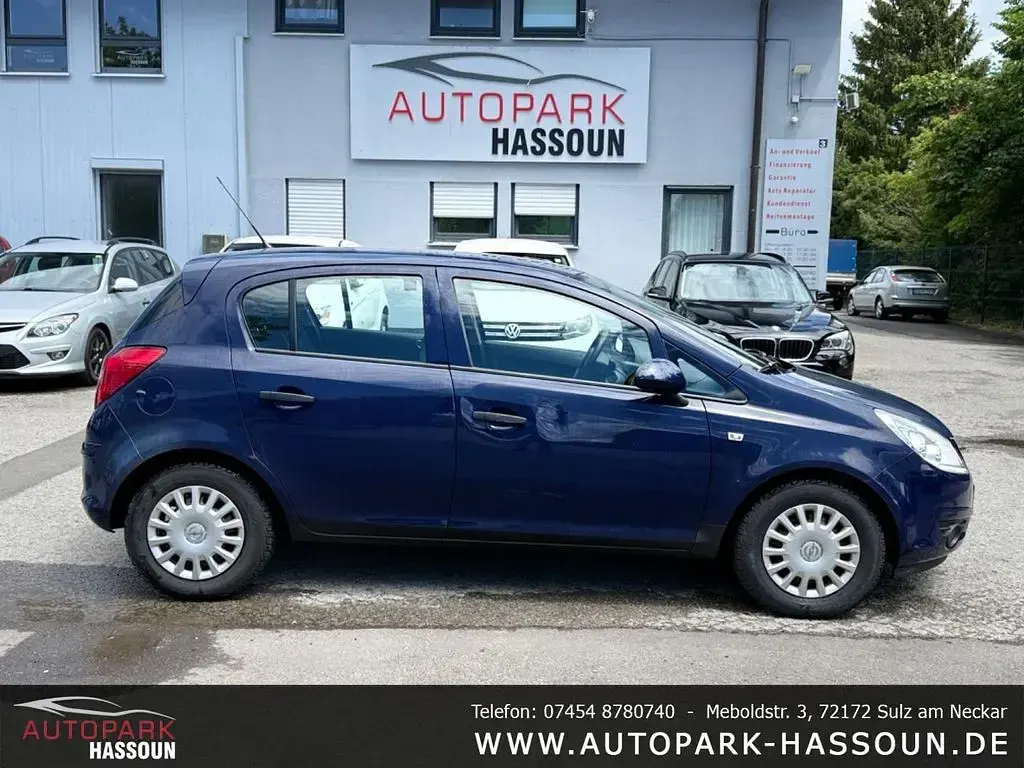 Gebraucht Opel Corsa Selection 80 PS (58 kW) 2009 Blau Kleinwagen