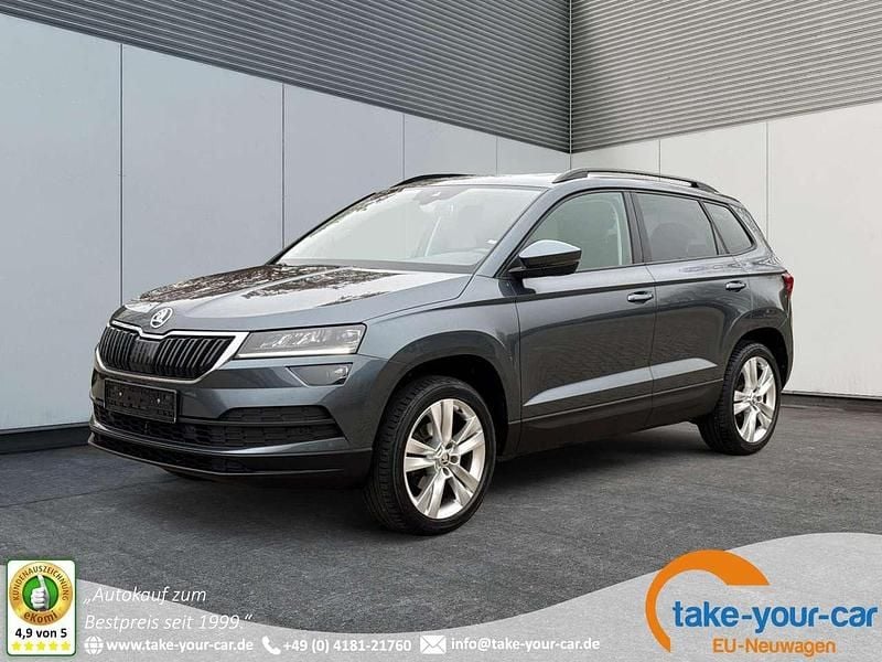 Quarzgrau metallic Gebraucht 2019 Skoda Karoq Style SUV | 19.480 € (Guter Preis) - Bild 1/4